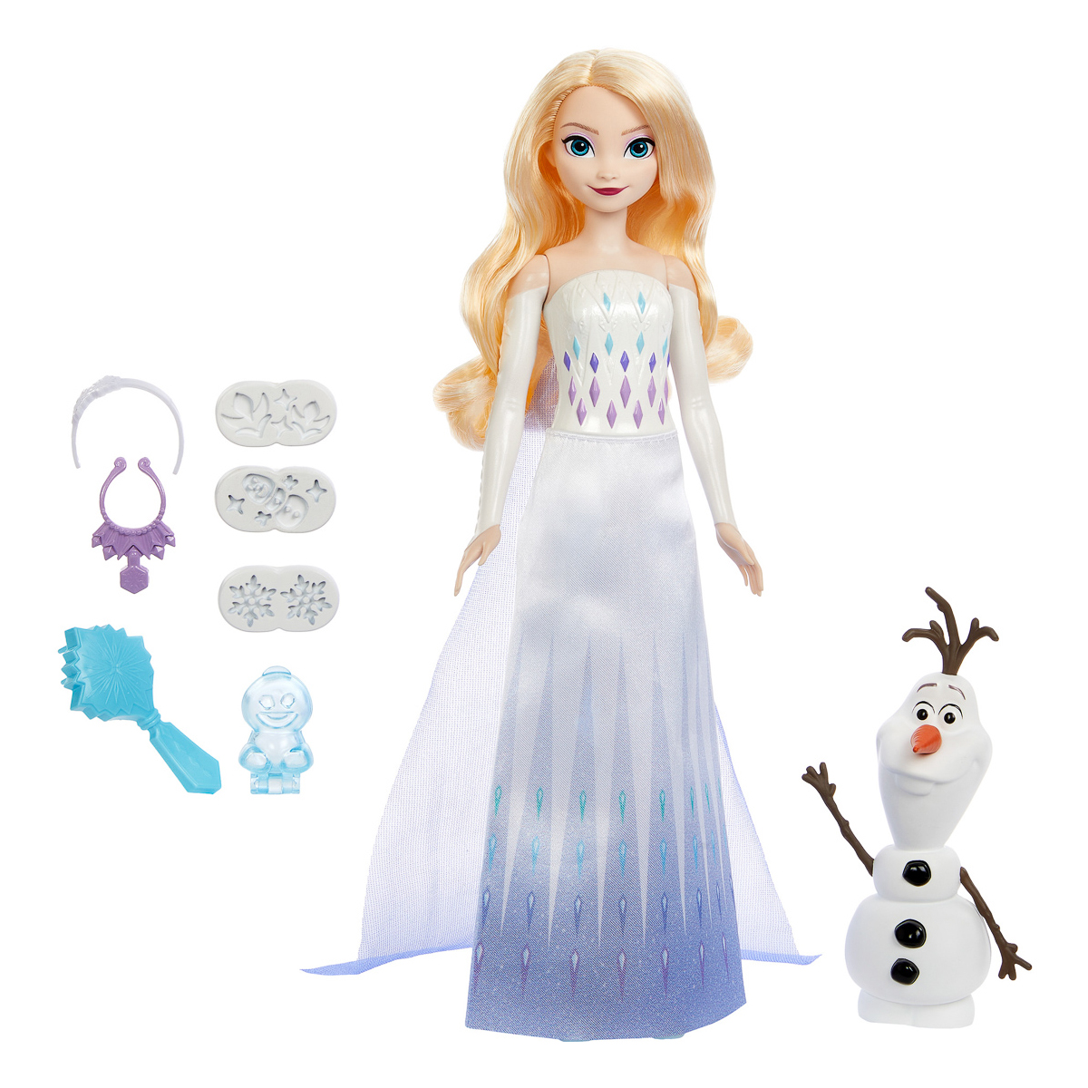 Набір Disney Frozen Ліпимо сніжки з лялькою Ельзою та Олафом, HYH10 — фото 2