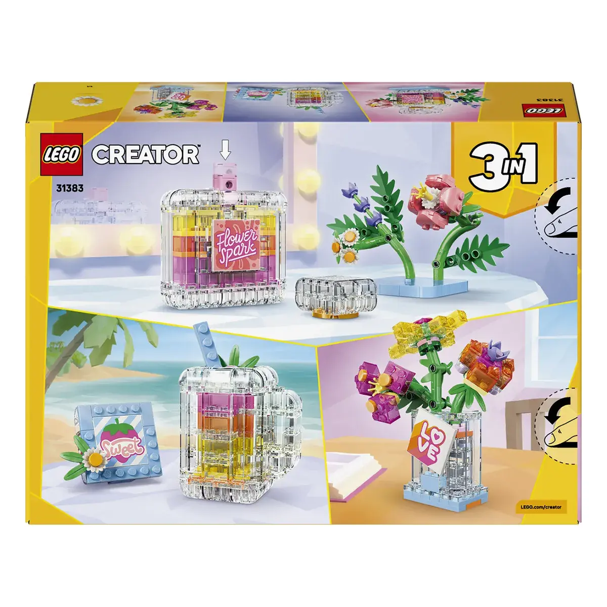 LEGO Creator Флакон для парфумів із квітковим декором 31383 — фото 8