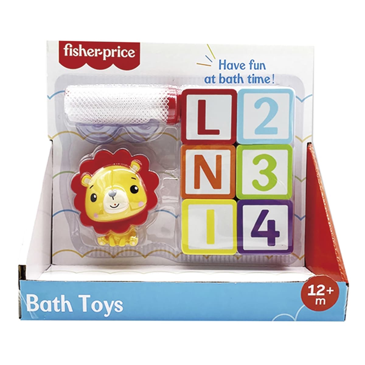 Набір для гри з водою Fisher-Price Левеня з літерами та цифрами, GMBT004A
