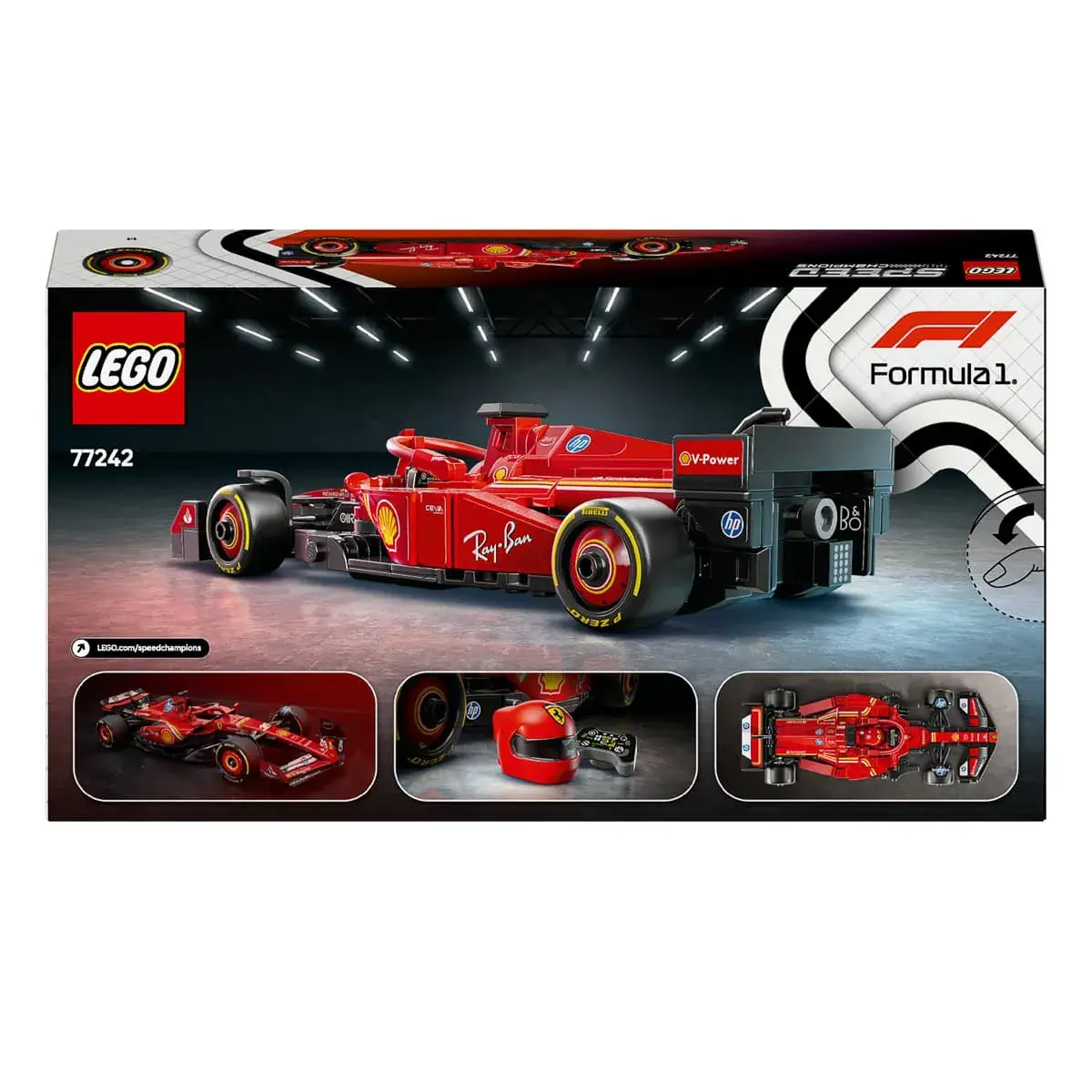 LEGO Speed ​​Champions Автомобіль для перегонів F1 Ferrari SF-24 77242 — фото 8