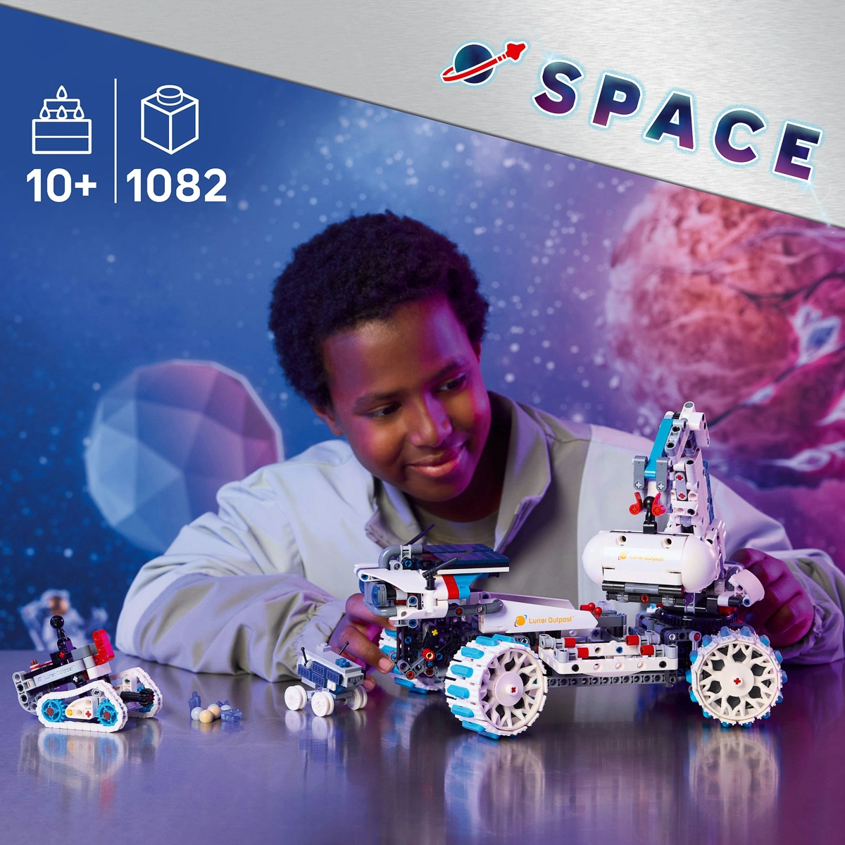 LEGO Technic Місяцехід Lunar Outpost. Космічний корабель 42211 — фото 2