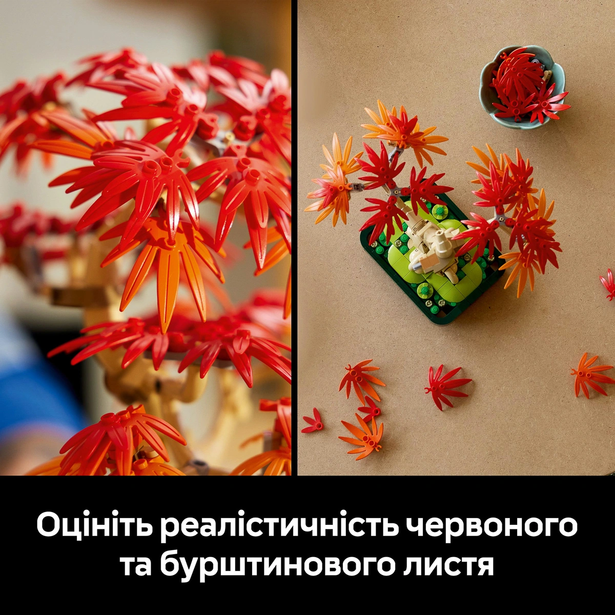 LEGO Botanical Collection Бонсай з японського червоного клена 10348 — фото 13