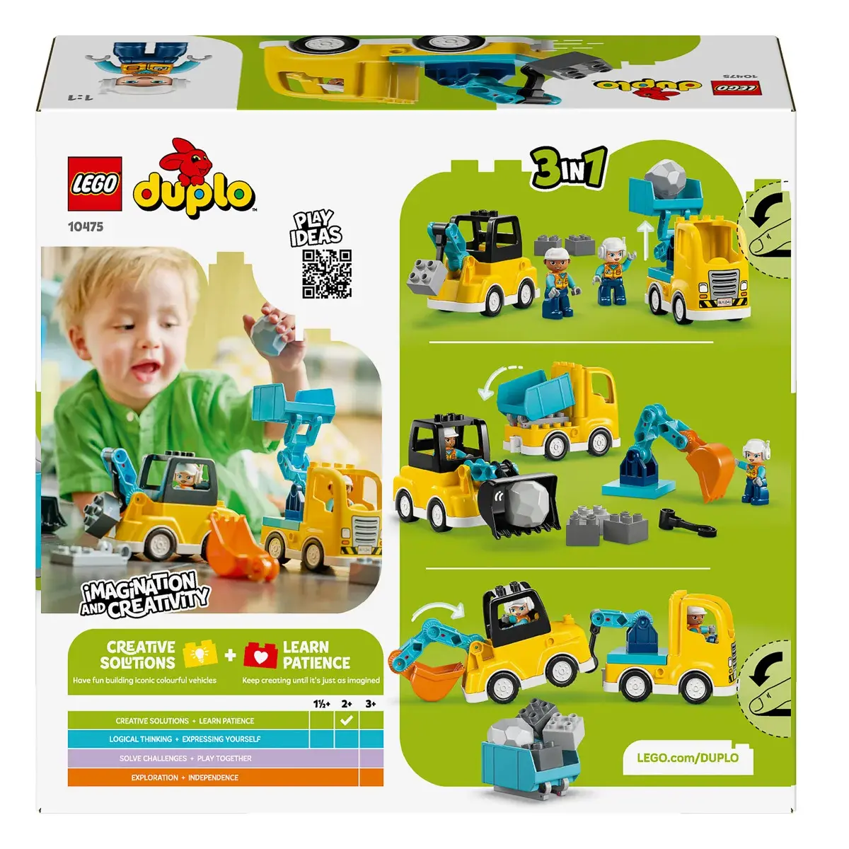 LEGO DUPLO Town 3-в-1 Будівельна техніка 10475 — фото 6