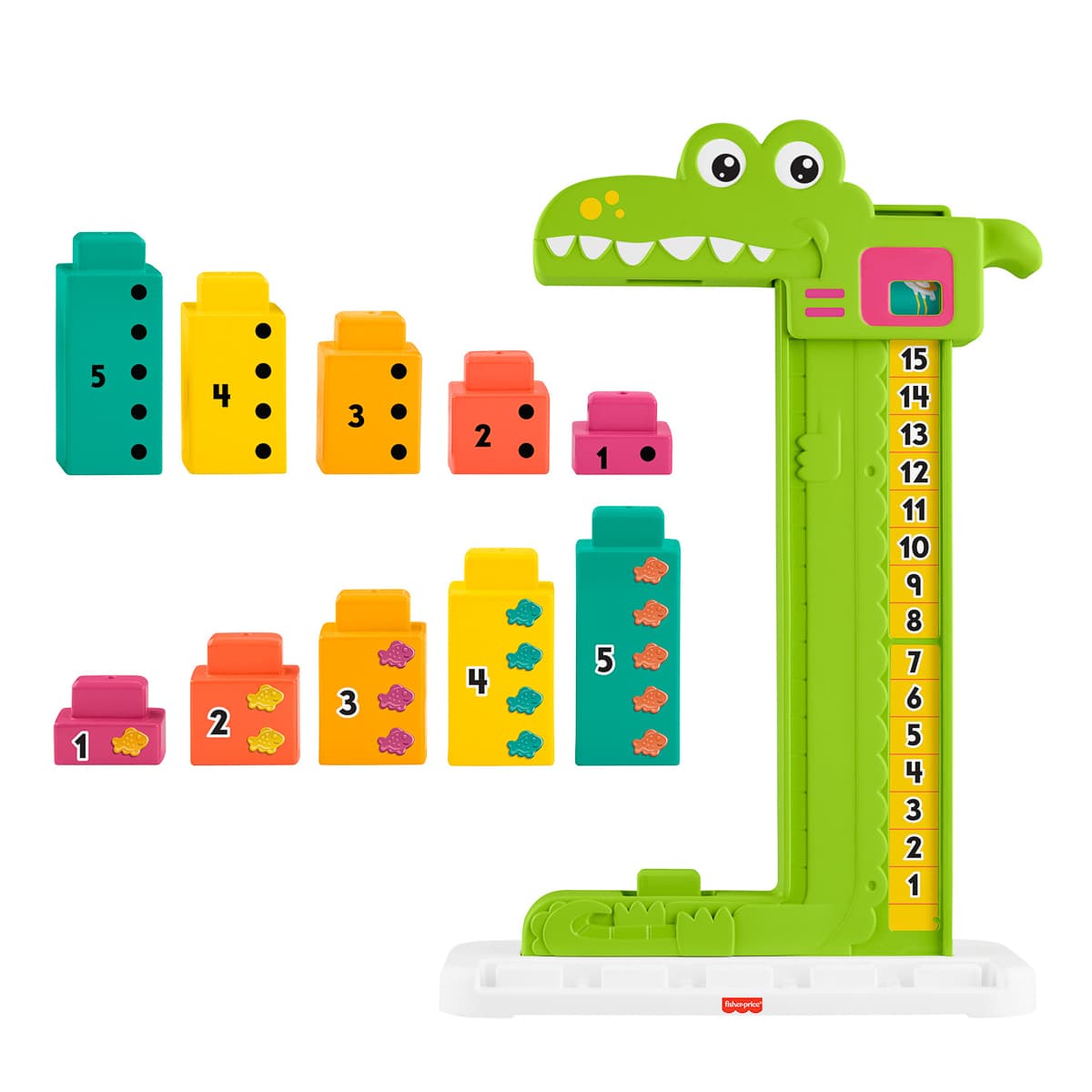 Іграшка-конструктор Fisher-Price Яскравий алігатор, JCT13 — фото 3