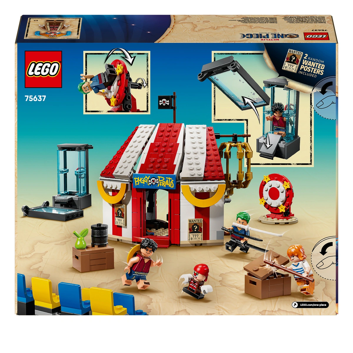 LEGO ONE PIECE Цирковий намет клоуна Баґґі 75637 — фото 12