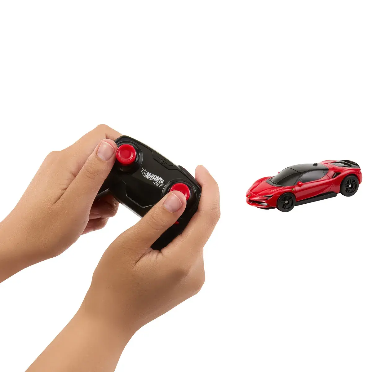Машинка на радіокеруванні Hot Wheels Ferrari SF90 Stradale Assetto Fiorano 1:64 (JGD09) — фото 6
