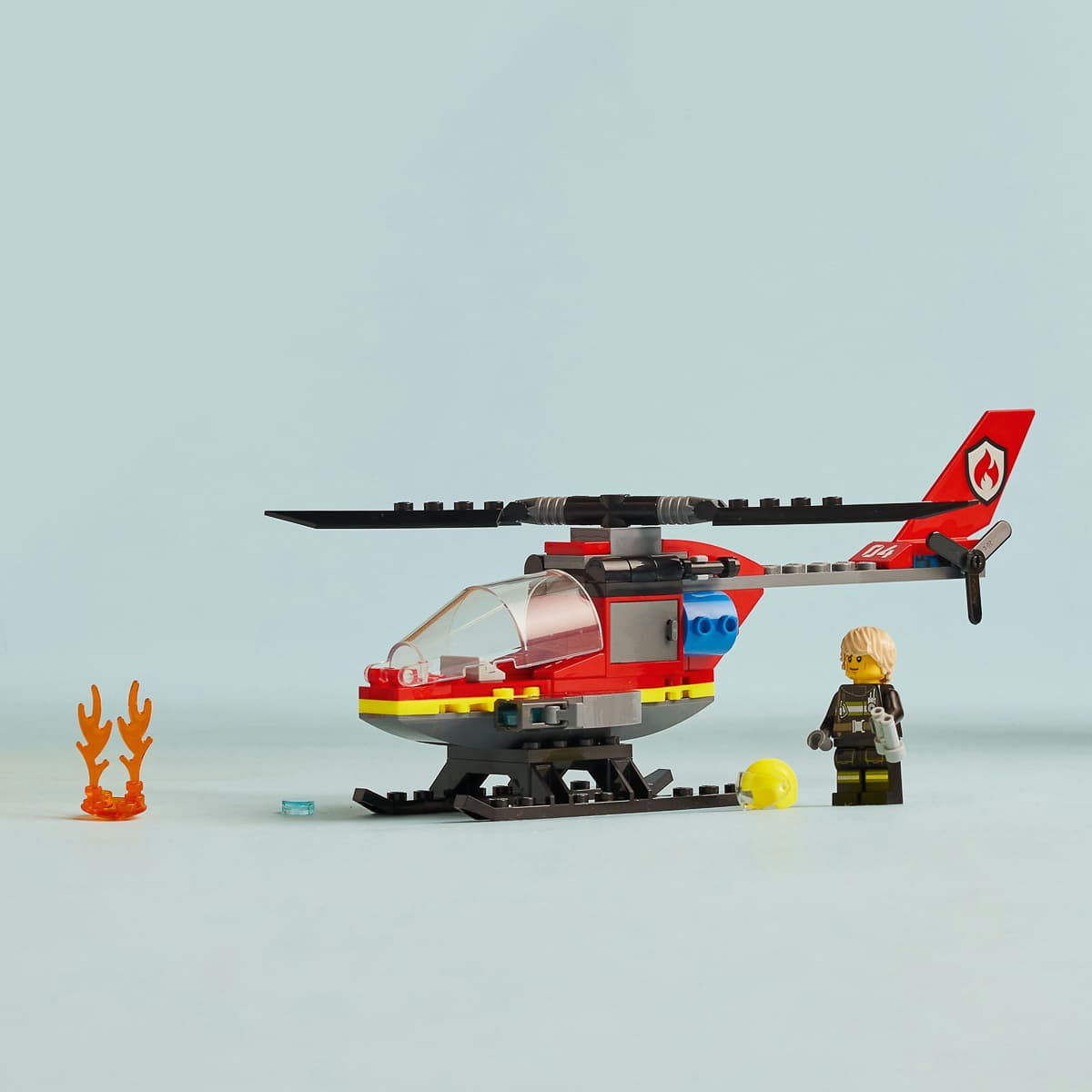 LEGO City Пожежний рятувальний гелікоптер 60411 — фото 6