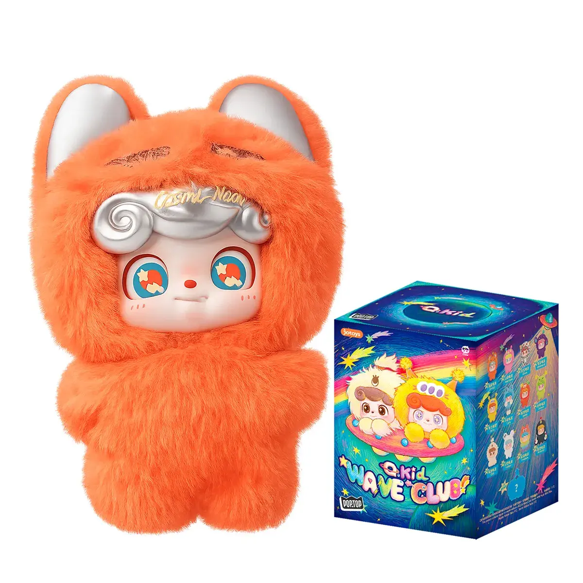Колекційна м'яка іграшка-сюрприз з кільцем Pop Top Jotoys Q.Kid Космо-хвилі (JO-2025044)