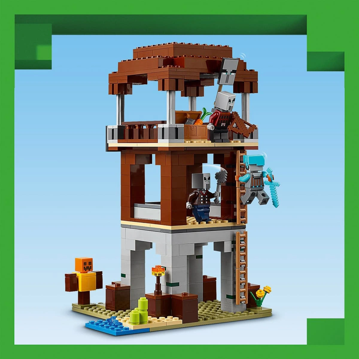 LEGO Minecraft Аванпост розбійників та спустошувач 21278 — фото 6