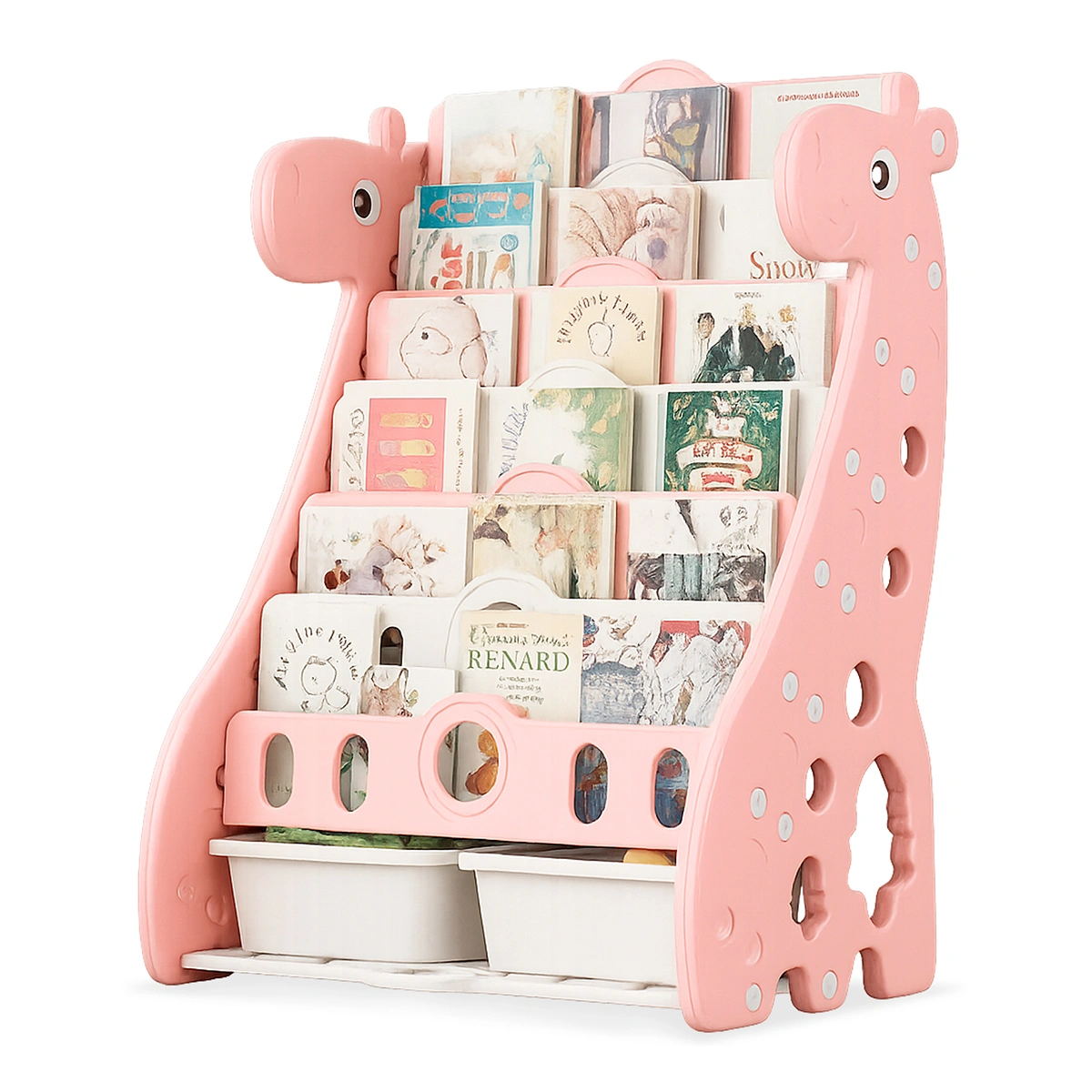 Стелаж-книжкова полиця Mealux Raffo KD-E042 Pink