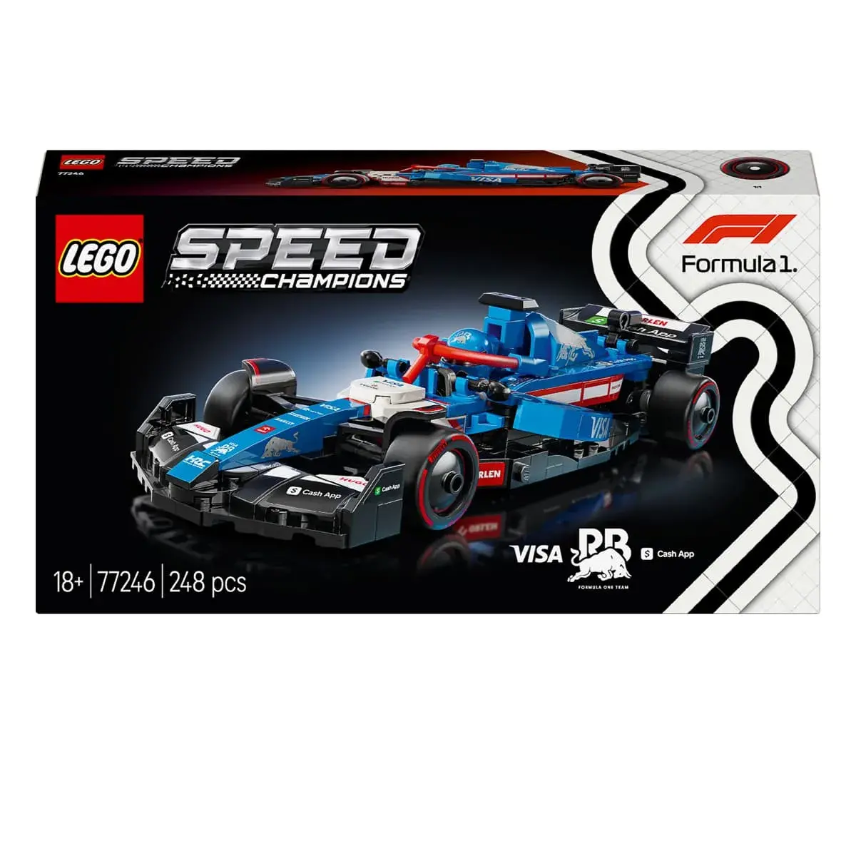 LEGO Speed ​​Champions Автомобіль для перегонів F1 Visa Cash RB VCARB 01 77246