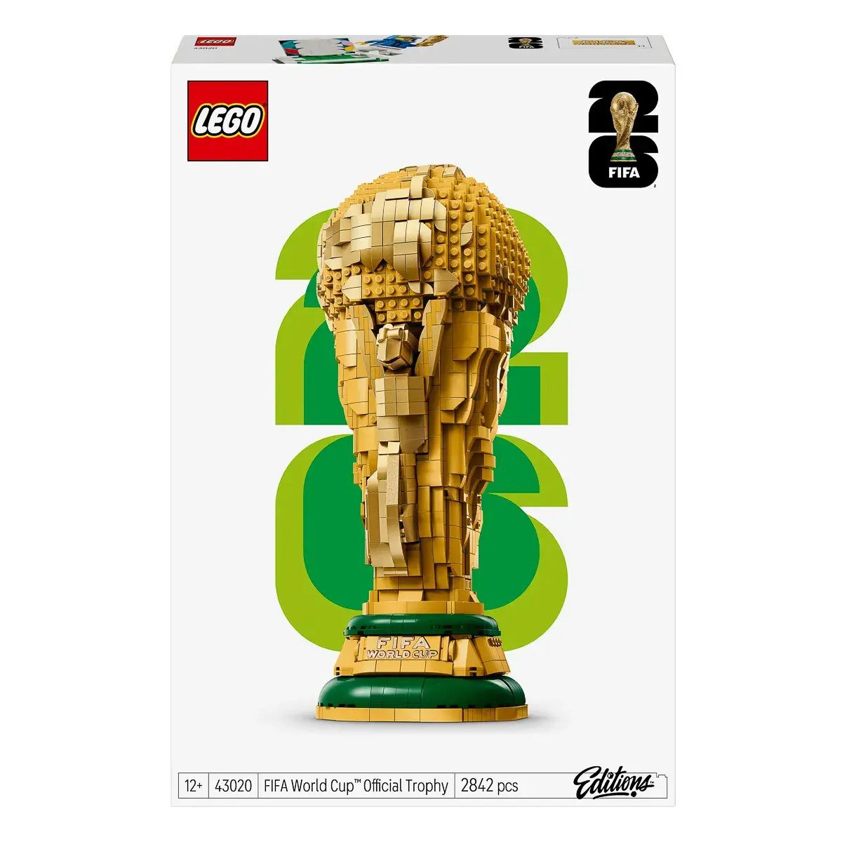 LEGO Editions Football Офіційний трофей чемпіонату світу з футболу FIFA 43020