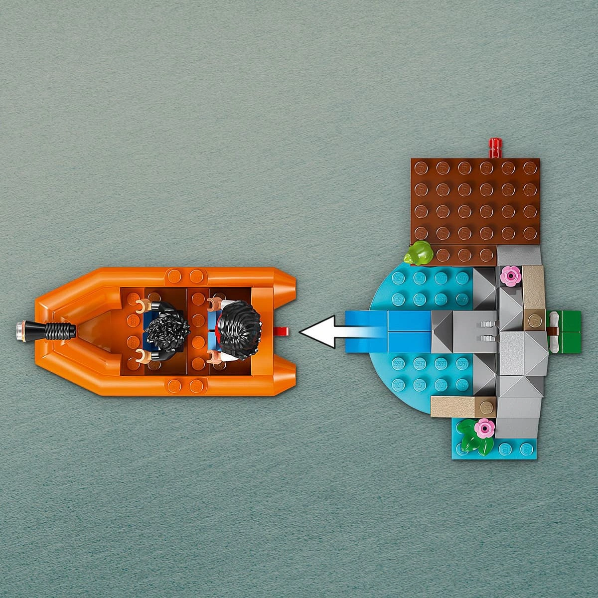 LEGO Jurassic World Втеча річкою від тиранозавра 76975 — фото 7