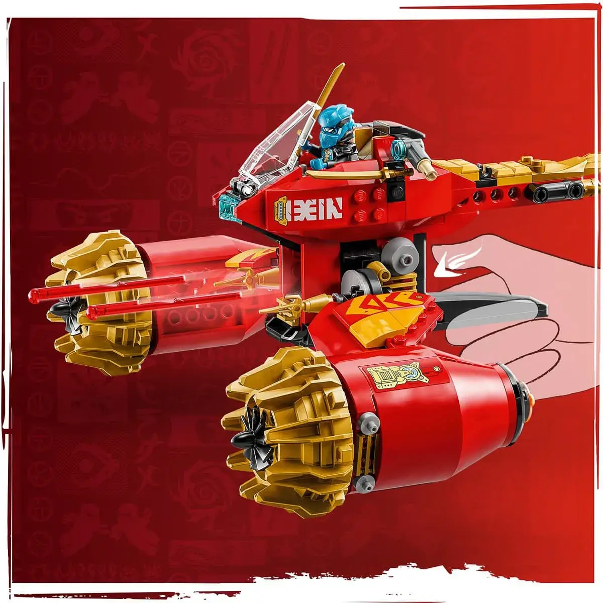 LEGO Ninjago Штормовий робот-вершник Кая 71830 — фото 7