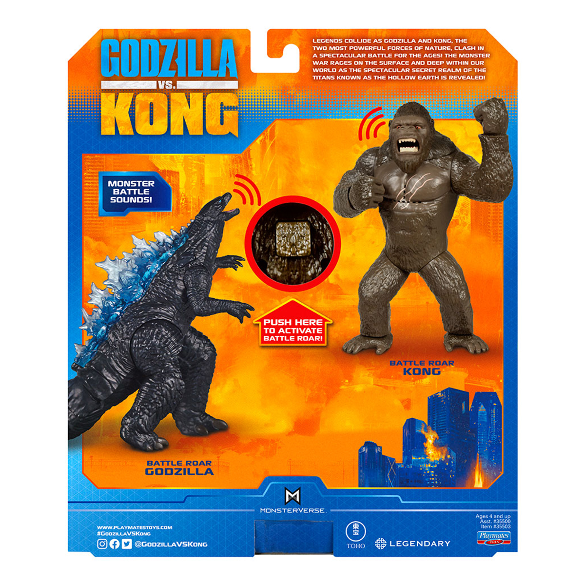 Фігурка Godzilla VS Kong Конг делюкс 17 см, 35503 — фото 3