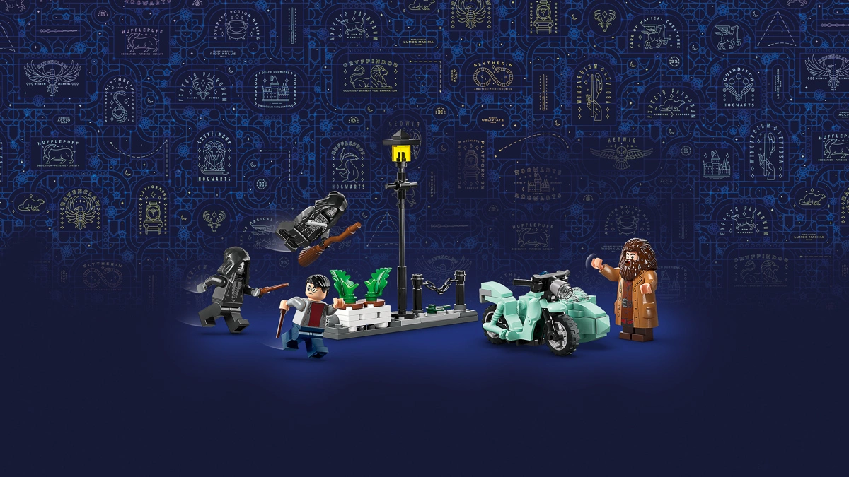 LEGO Harry Potter Геґрід і Гаррі: Втеча з Тисової вулиці 76459 — фото 11
