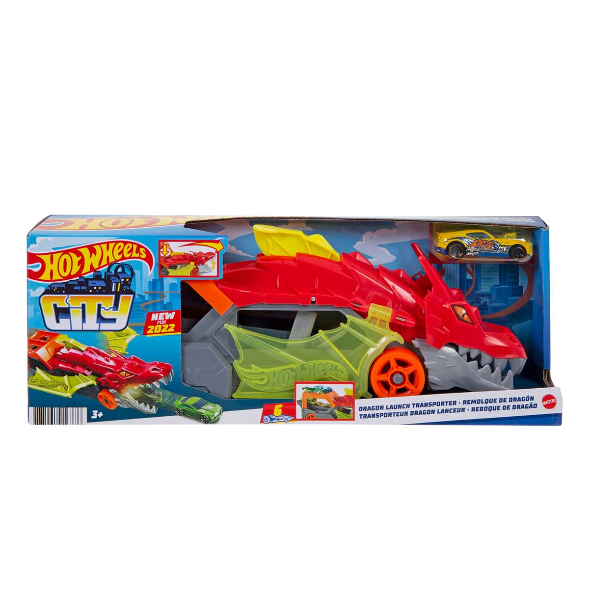 Вантажівка-транспортер Hot Wheels Паща дракона, GTK42 — фото 2