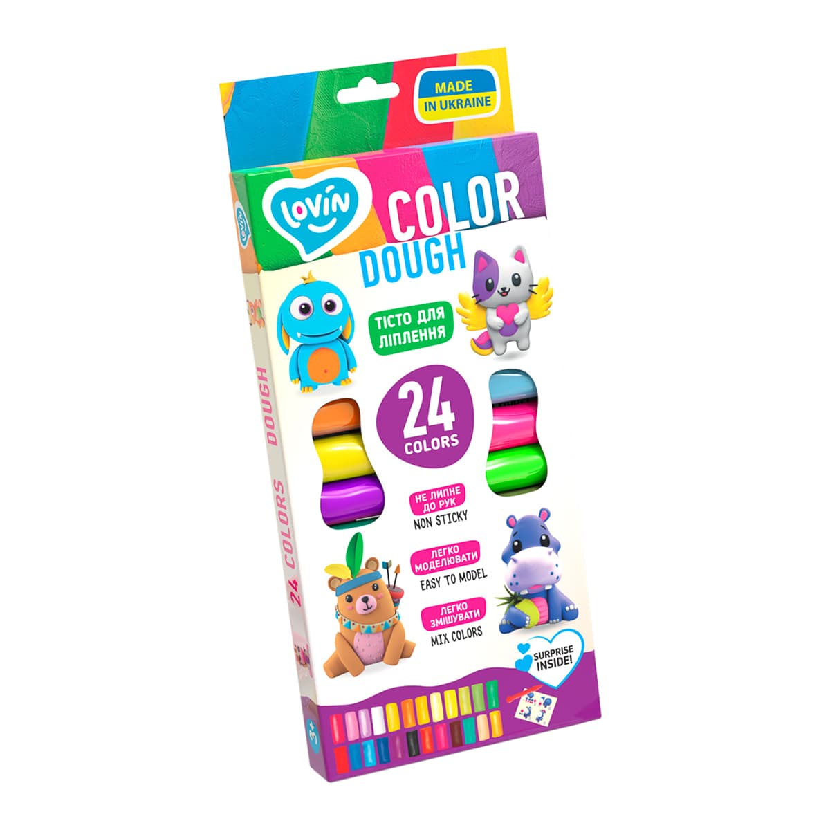 Набір для ліплення із тістом Lovin Color Dough, 41184