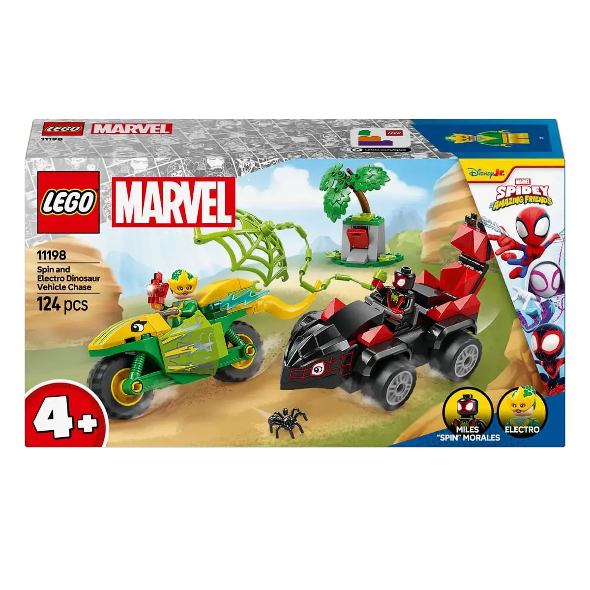 LEGO Marvel Перегони на електромобілях з динозаврами 11198