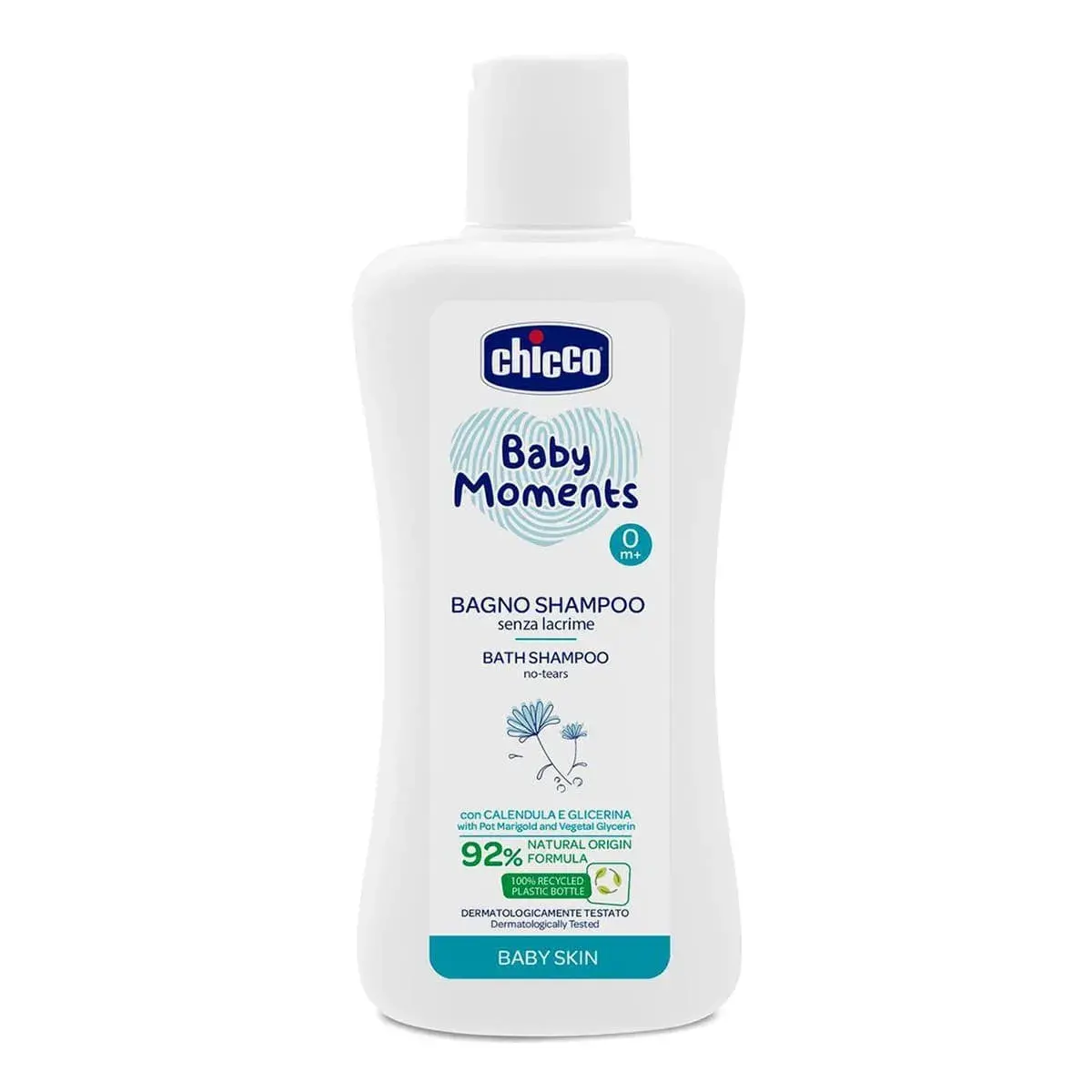 Шампунь для тіла і волосся Chicco Baby Moments Без сліз 200 мл 10590.00