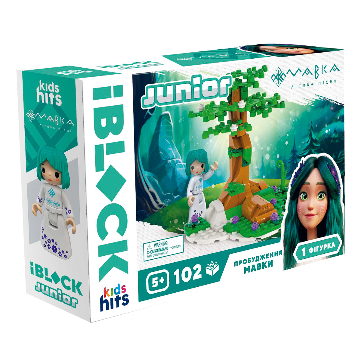Конструктор Iblock Junior Mavka Пробудження Мавки 102 ел, PL-921-519