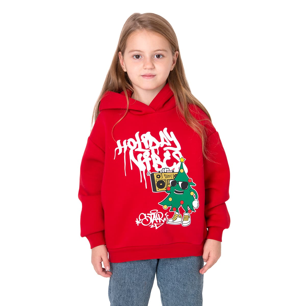 Худи утепленное Mevis Christmas Holidays