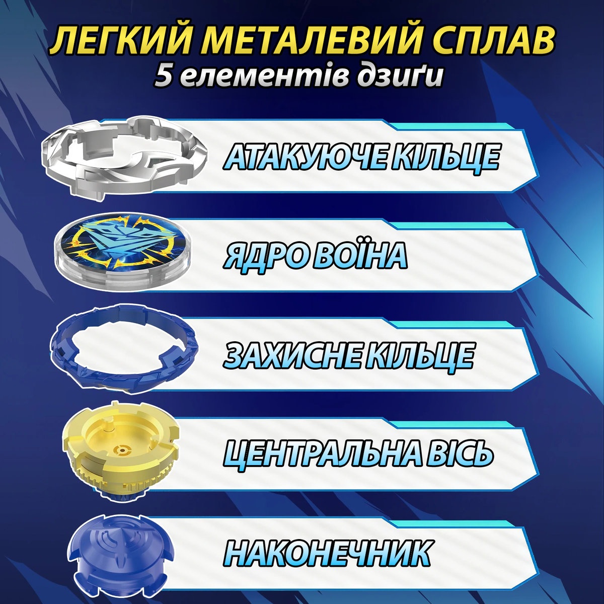 Дзига Infinity Nado VII Classic series Громовий Мисливець Тіней (EU664101) — фото 7