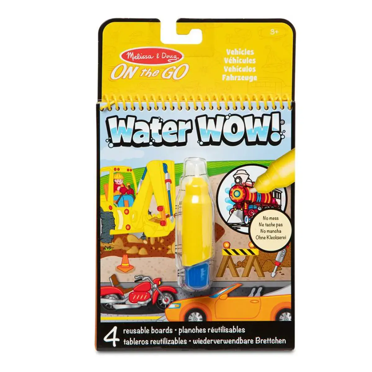 Водна розмальовка з ручкою Melissa & Doug Water Wow Транспорт