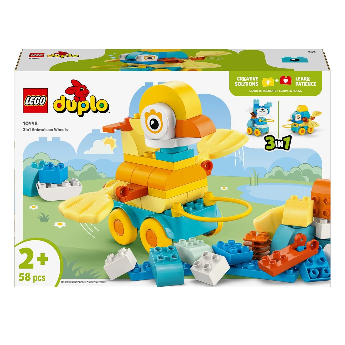 LEGO DUPLO Тварини на колесах 3в1 10448