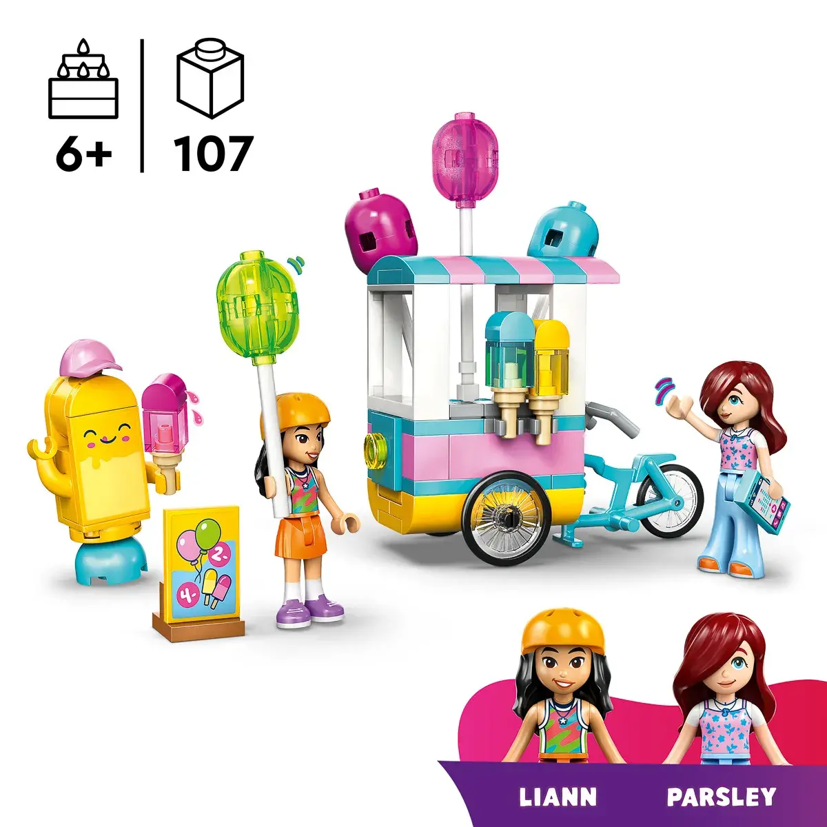 LEGO Friends Ятка з морозивом і повітряними кульками 42692 — фото 16