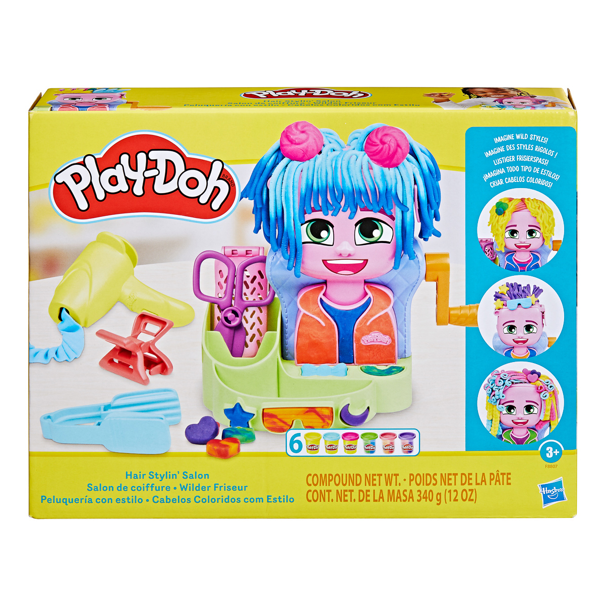 Набір для творчості із пластиліну Play-Doh Зачіски, F8807