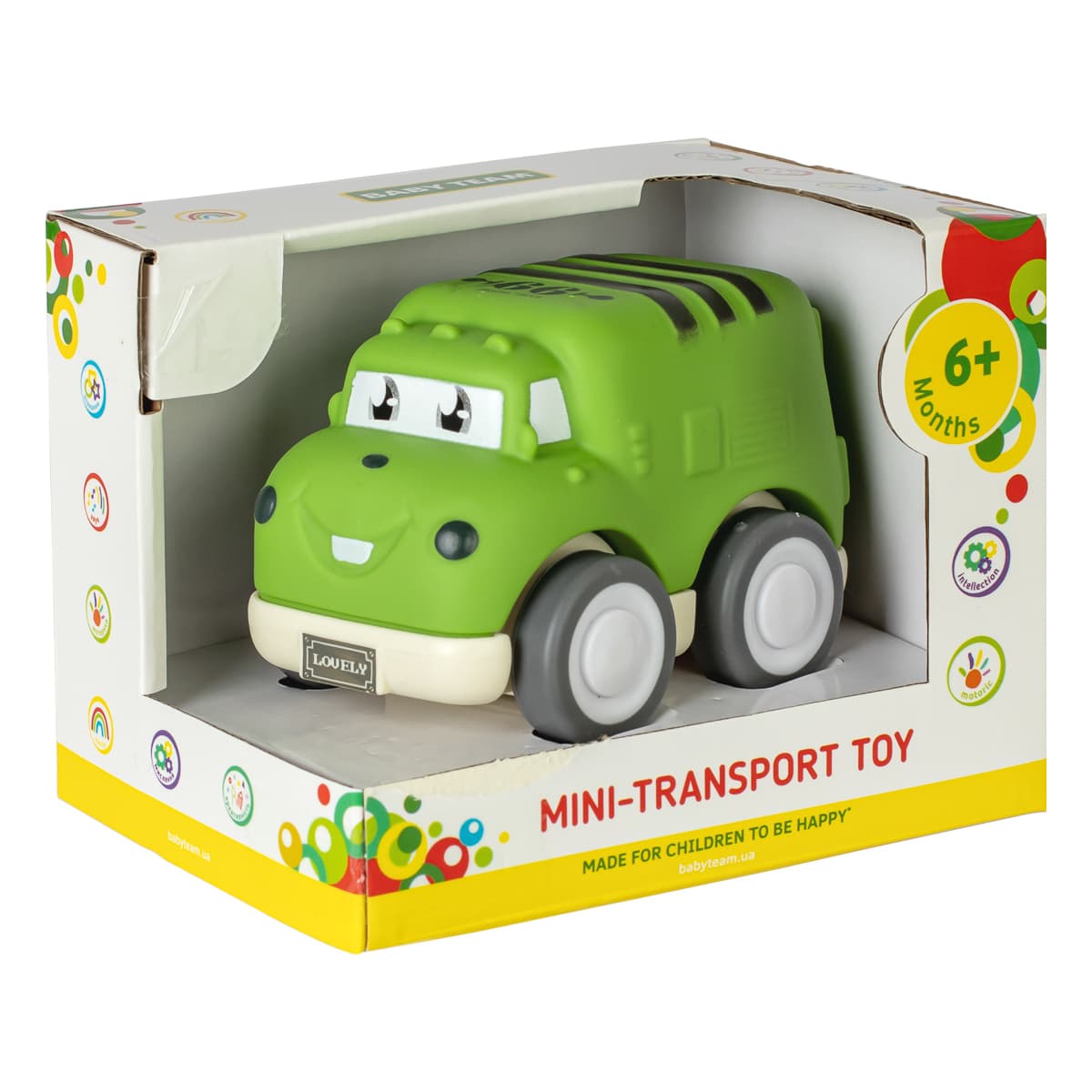 Машинка Baby Team Міні-транспорт зелена, 8604_ЗЕЛЕНА — фото 3