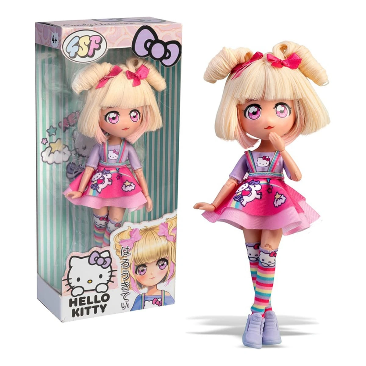 Лялька 4SF Manga Dolls Hello Kitty Цукерочка-єдиноріг